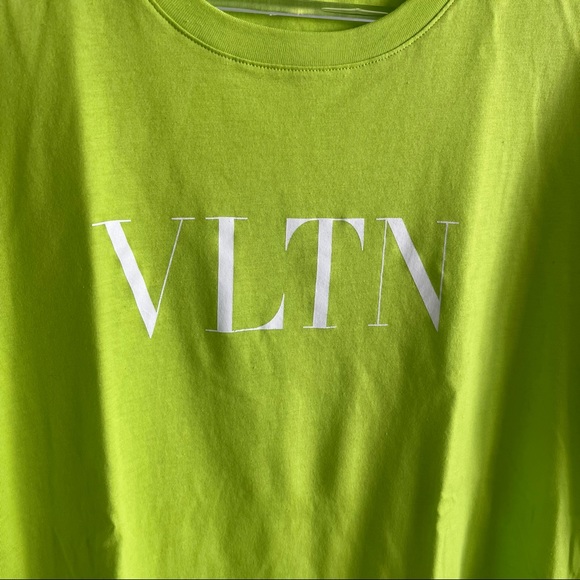 Valentino Men’s T-shirt in a Bright Green in Size XL - Picture 2 of 5